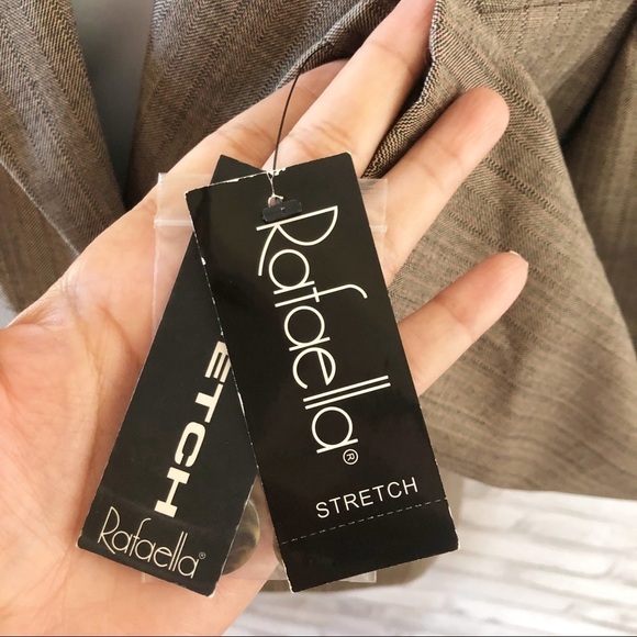 Rafaella tan Blazer Jacket Size 12 new with tags - Picture 4 of 8